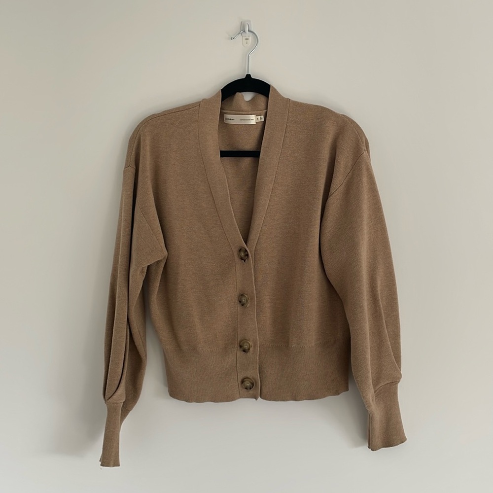 Beige Cropped Cardigan by InWear